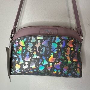 Disney Princess Holographic Crossbody Bag - Purple